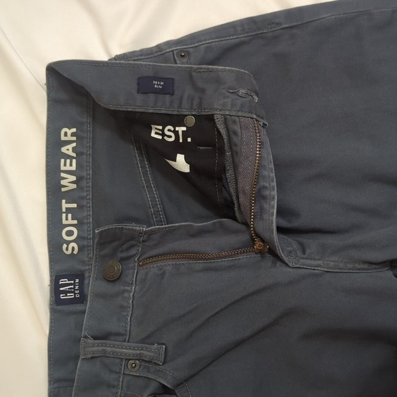 Gap City Jeans Slim Fit, Color Slate Size 28x30 - Picture 7 of 16